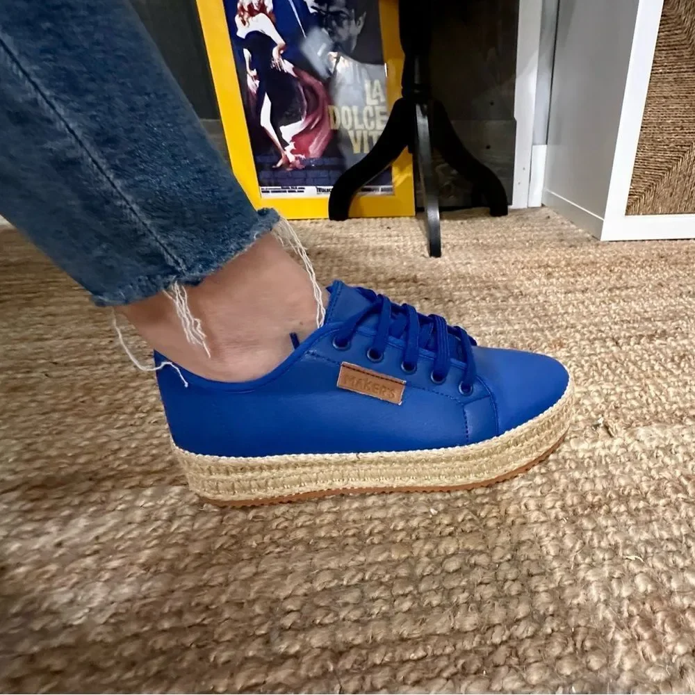 Blue Espadrilles Sneakers